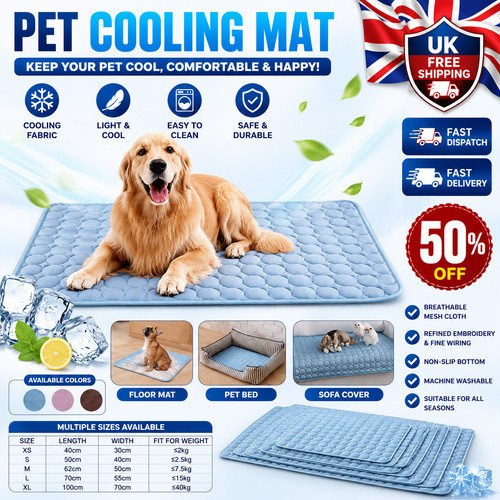 Large pet cooling mat dog - large, ice