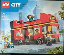 LEGO 60407 CITY: Red Double-Decker Sightseeing Bus, Brand New Sealed.