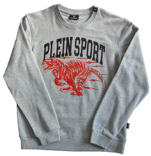 Plein Sport men's grey jersey sweatshirt - large print - BNWT - size XXL