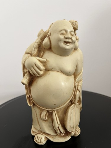 Laughing buddha statue vintage - buddha,