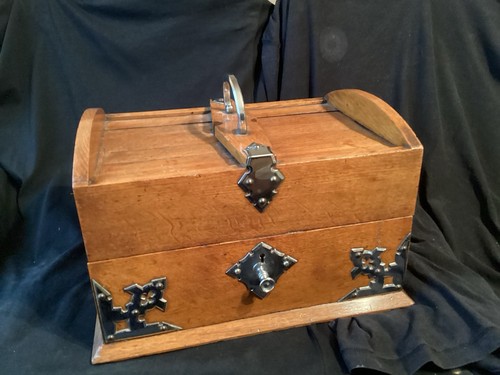 Antique cigar tobacco humidor - cigar,