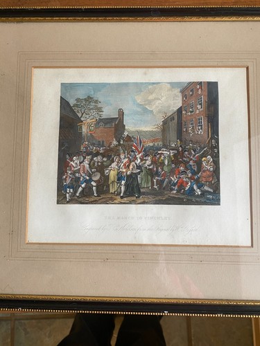 Antique coloured etching the - antique,