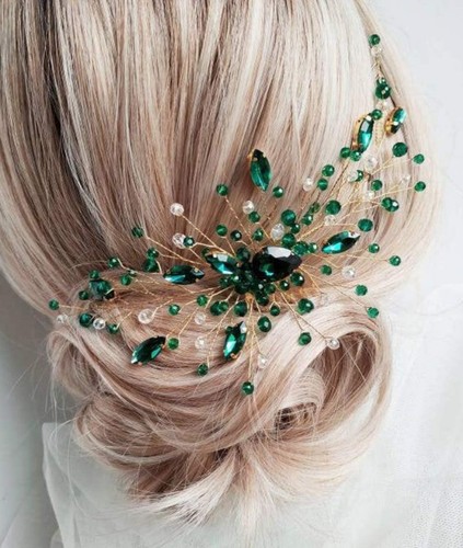 Women gold headpiece teardrop - women,
