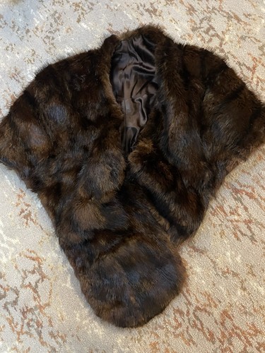 Genuine fox fur stole - stole, with
