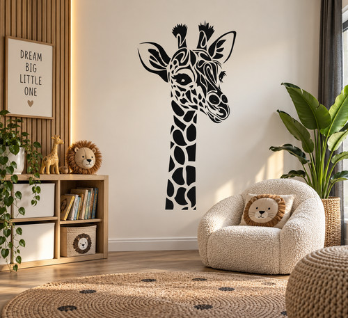 Giraffe long neck and head - neck,