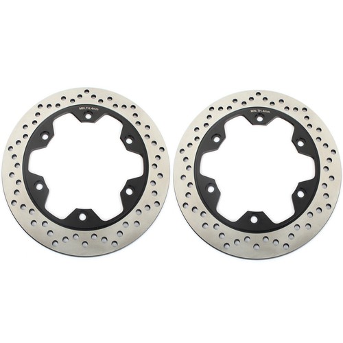Round front brake discs - round,