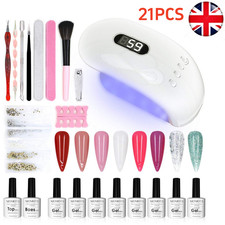 Gel Nail Polish Kit with LED UV Nail Lamp Gel Nail Starter Kit Christmas Gifts