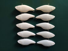 10pcs Unpainted Blank Lure Body Crankbait Lipless 73mm 17g Fishing Lure S68