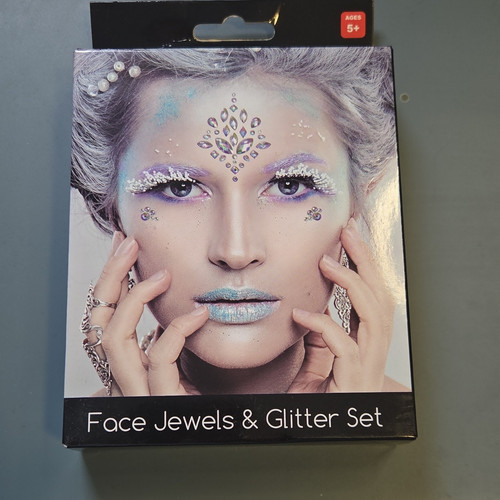Ice queen face jewels - ice,