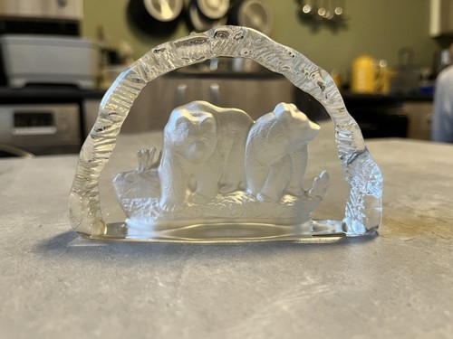 Vintage crystal polar bear - vintage,