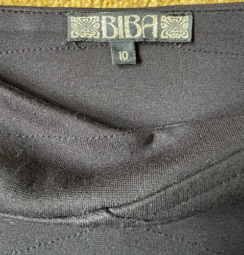 Biba black knee length - black, skirt