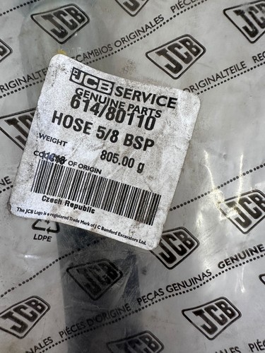 Jcb hydraulic hose 614 80110 - hydraulic,