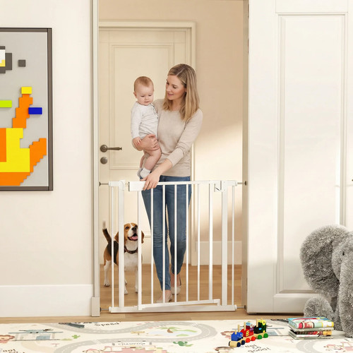 Pawhut baby gate pet - gate,,
