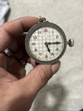 Vtg Sandoz Vuille 8 Day Swiss