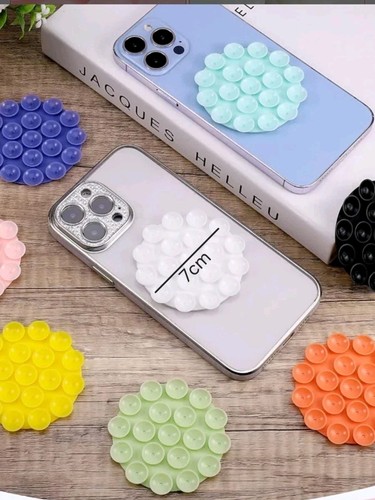 Pink silicone suction cup - silicone,