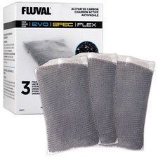 FLUVAL SPEC STAGE 2 A1377 ACTIVATED CARBON 3 PACK FISH TANK AQUARIUM MEDIA