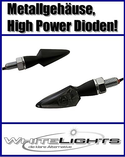 Black led indicator mini - black,