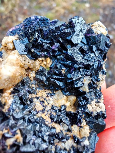 Blue john fluorite raw - raw, crystal