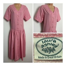 Vintage 80s LAURA ASHLEY Pink