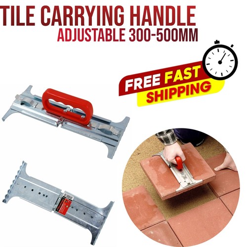 Tile carrying handle paving - tile,