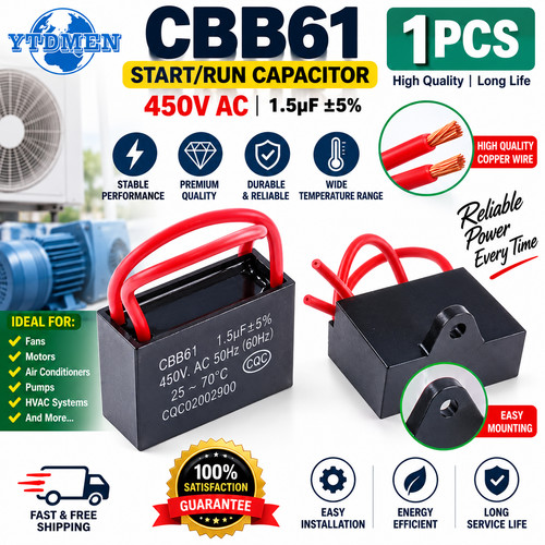 Cbb61 capacitor 450v - capacitor, fan