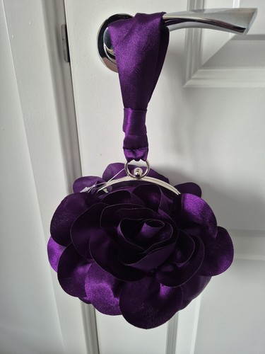 Stunning purple wristlet bag - stunning,