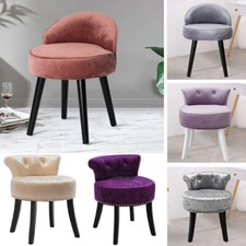 Velvet Dressing Table Stool