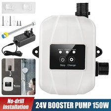 150W Smart Shower Pump 2.2bar Automatic Water Pressure Booster Pump 36L/min UK