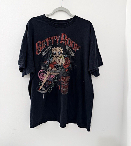 Betty boop black cotton - boop,