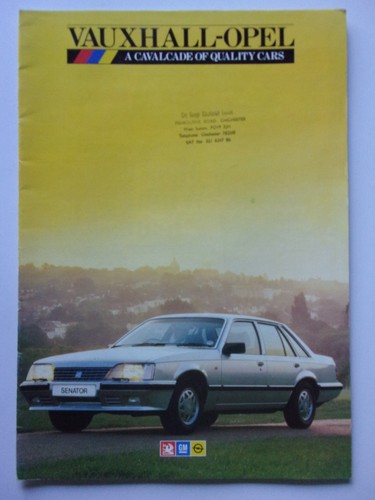 Vauxhall opel orig 1985 mkt - opel,