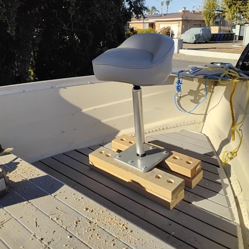 Boat seat pedestal - boat,