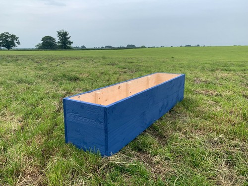 Large wooden garden planter - large,