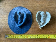 LATEX RUBBER MOLD Small Baby Sleeping In Wings YMK-L5092) Made In USA