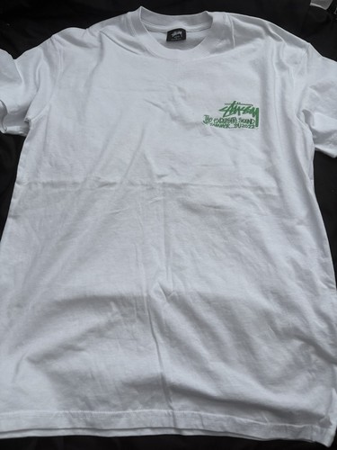 Stüssy white cotton jersey - stüssy,