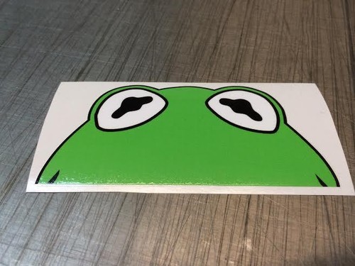 Kermit the frog peeper sticker - kermit,