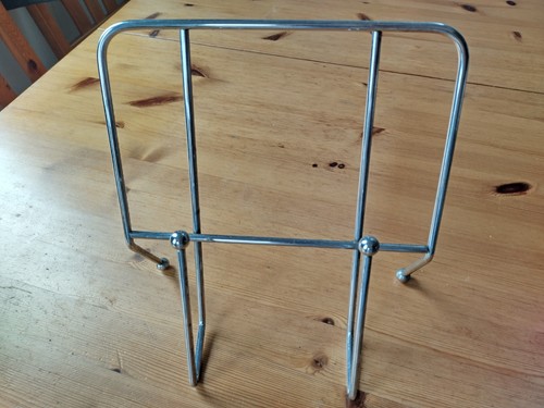 Cook book stand - book, chrome