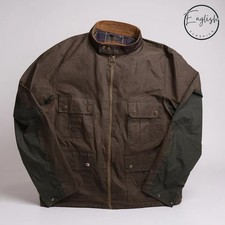 Barbour International Steve McQueen Chico Wax Jacket Men’s XL Olive 