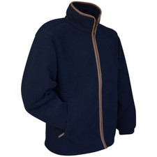 Jack Pyke Countryman Warm Fleece Polar Mens Jacket Hunting Shooting Navy Blue