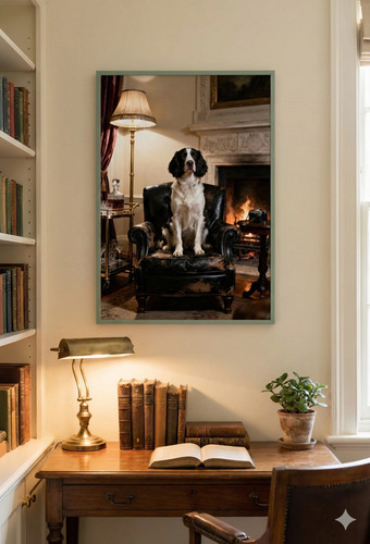 Springer spaniel wall - spaniel,