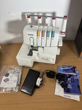 Brother 1034D Four Thread Overlocker Machine and accessories