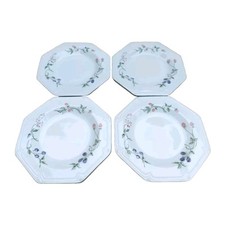 4x The Stratford Range Forest Fruits Octagonal Plate English Ironstone Tableware