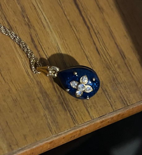 Deep blue faberge egg - deep, style