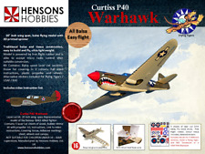 HH - Curtiss P40 Warhawk Balsa