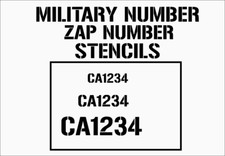 zap number custom stencil A4