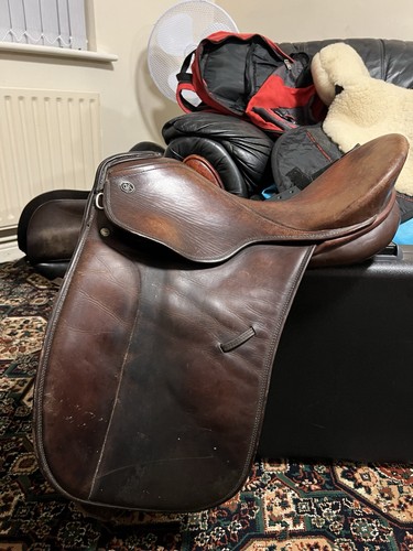 Kieffer dressage saddle brown - dressage,