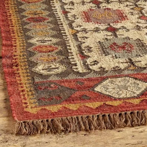 Handmade tribal wool jute - wool,