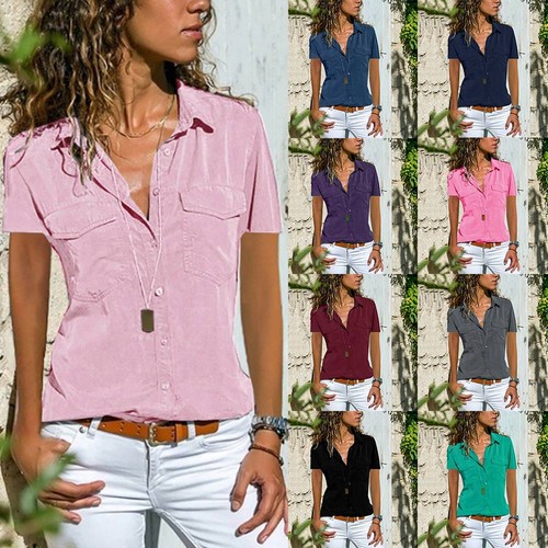 Women short sleeve shirt - women,
