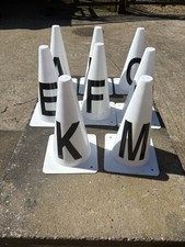 Dressage Marker White Cones