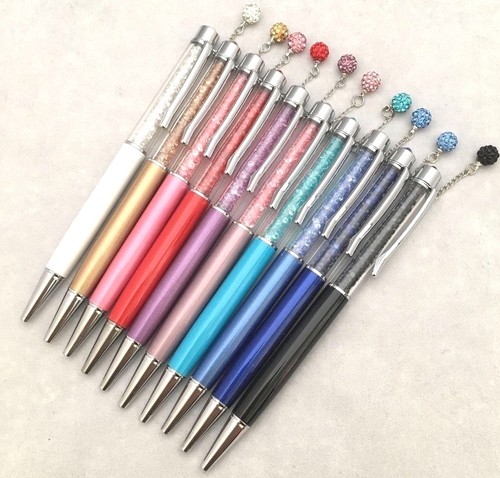 Lovely crystal ballpoint pen - pen, &
