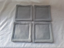 4 Guinea pig / Small animal, Fleece, Zorb water drip pee pad 14 x 14 cm.